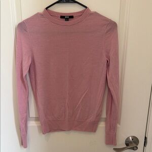 Uniqlo wool Pink Crew Neck Sweater